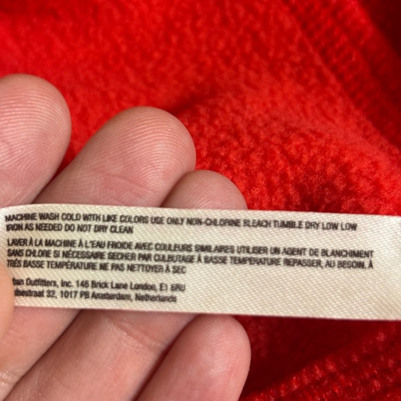 Free People FP Movement Highline Fleece Harem Pants Red NWT - Picture 8 of 14